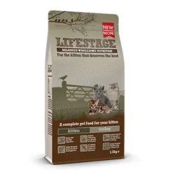 Jollyes Lifestage Dry Food For Kitten's, Turkey Flavour, 4kg