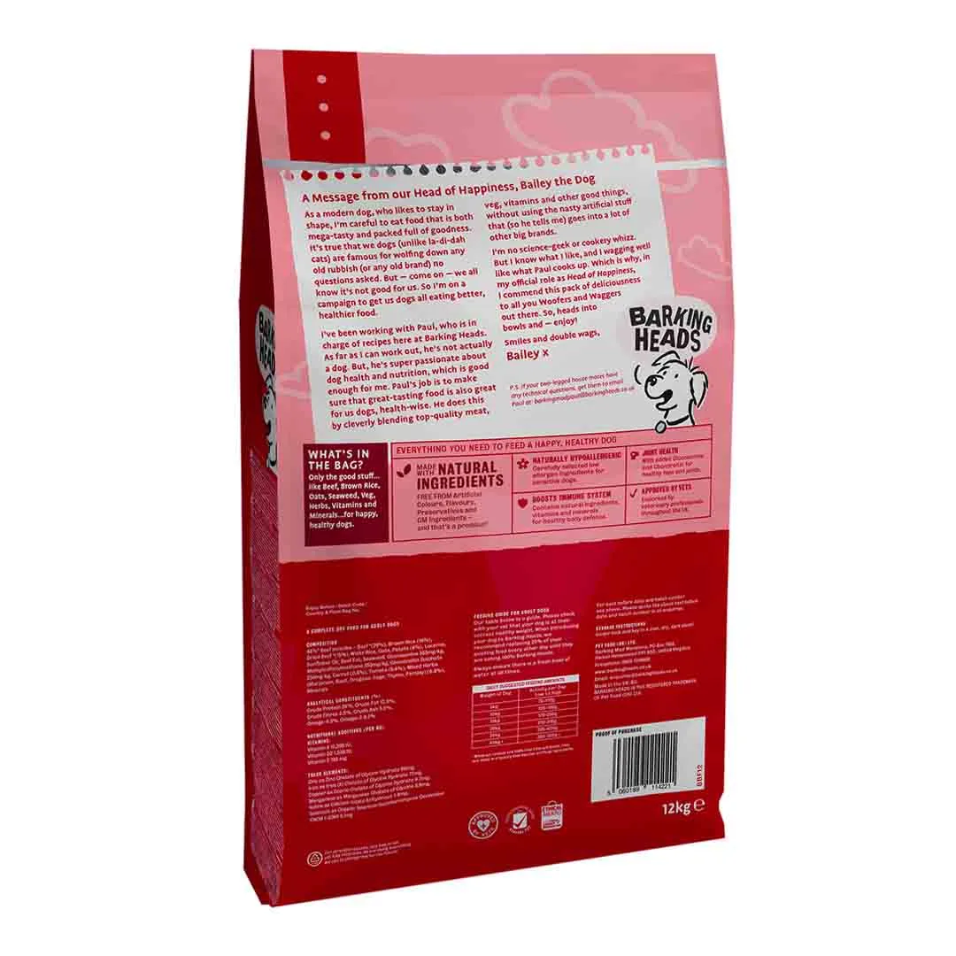 Barking Heads Beef Waggington 12kg - Image 2