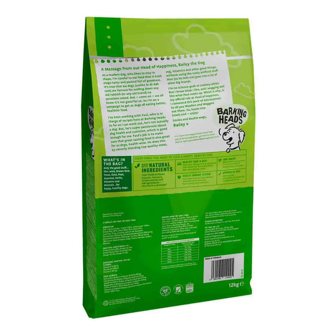 Barking Heads Chop Lickin Lamb 12kg - Image 2