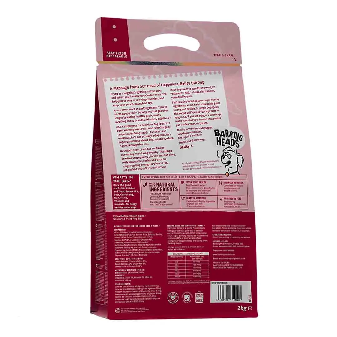 Barking Heads Golden Years 2kg - Image 2