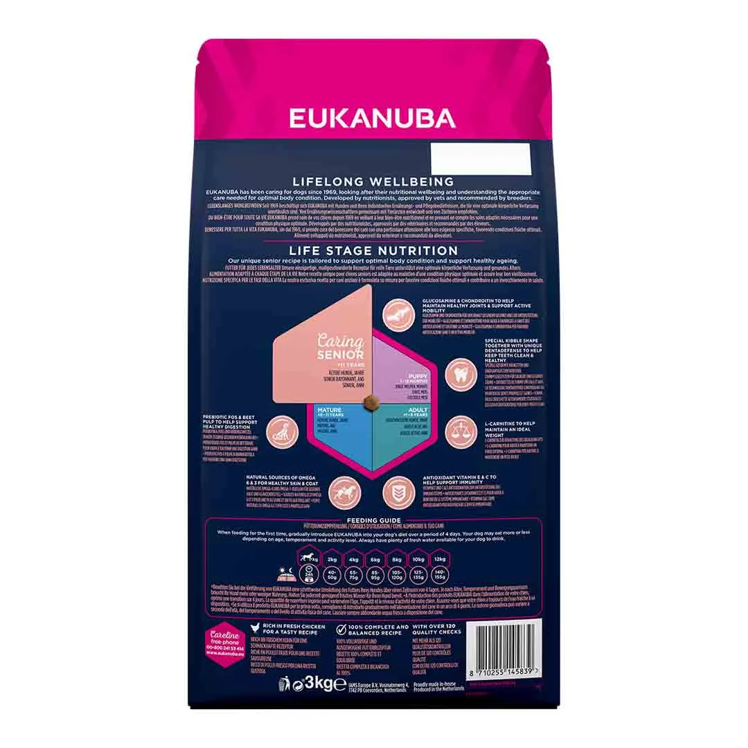 Eukanuba Caring Senior Small Dog Food 3kg - Image 3