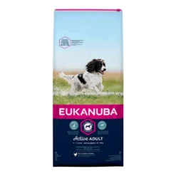 Eukanuba Adult Dry Dog Food Medium Chicken 12kg