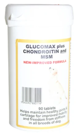 HYPERDRUG Glucomax + Chondroitin Tablets Plus MSM For Dogs (pack Of 90)