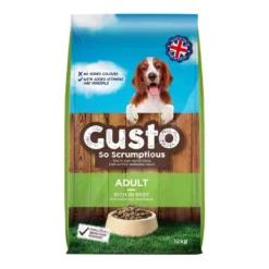 Gusto & Gain Gusto Complete Adult Working Dog Beef And Veg 12 Kg