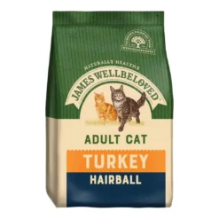 James Wellbeloved Adult Dry Cat Food, Hairball Turkey, 1.5kg