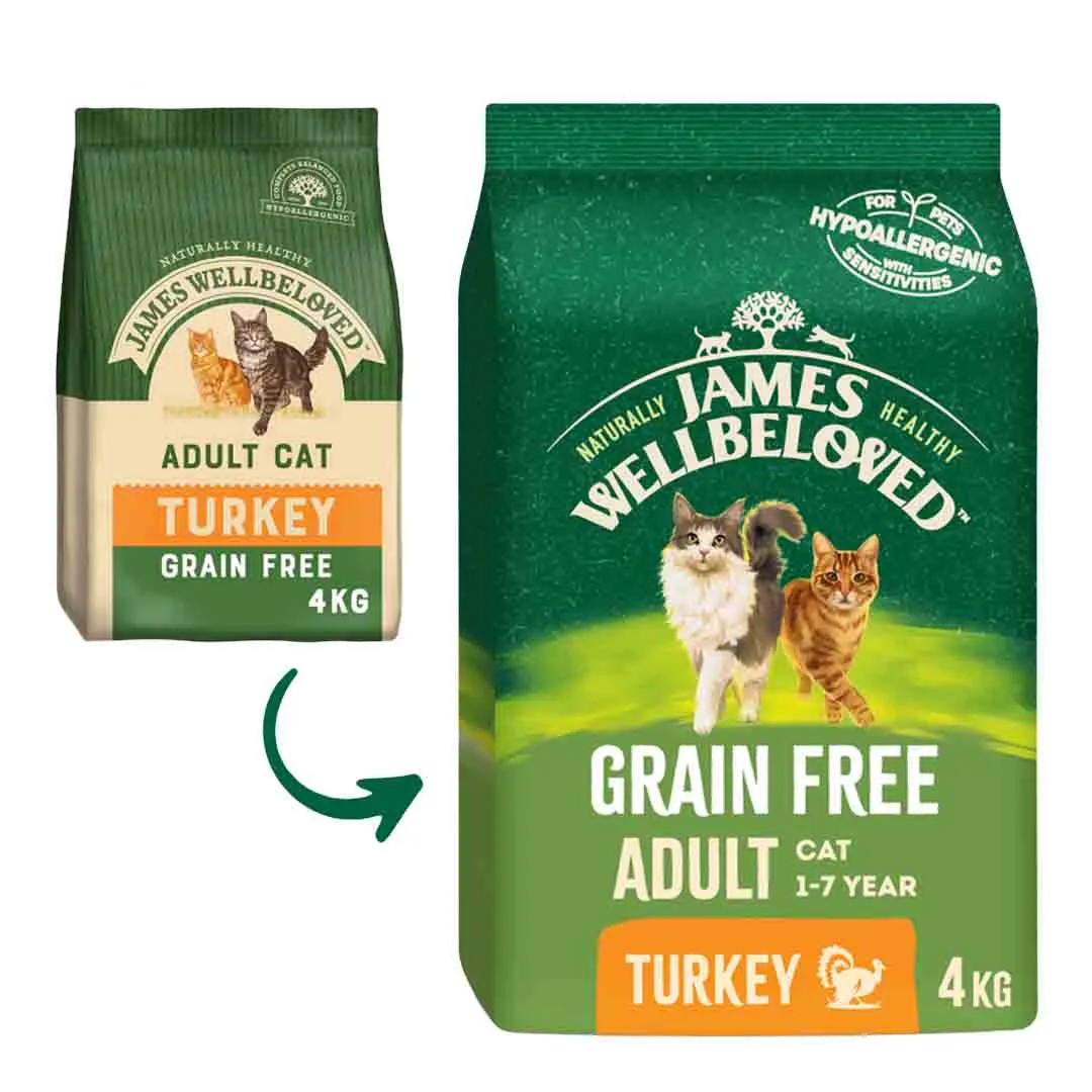 James Wellbeloved Grain Free Adult Turkey 4kg - Image 2