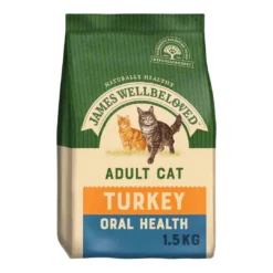 James Wellbeloved Adult Dry Cat Food, Oral Health, Turkey 1.5kg