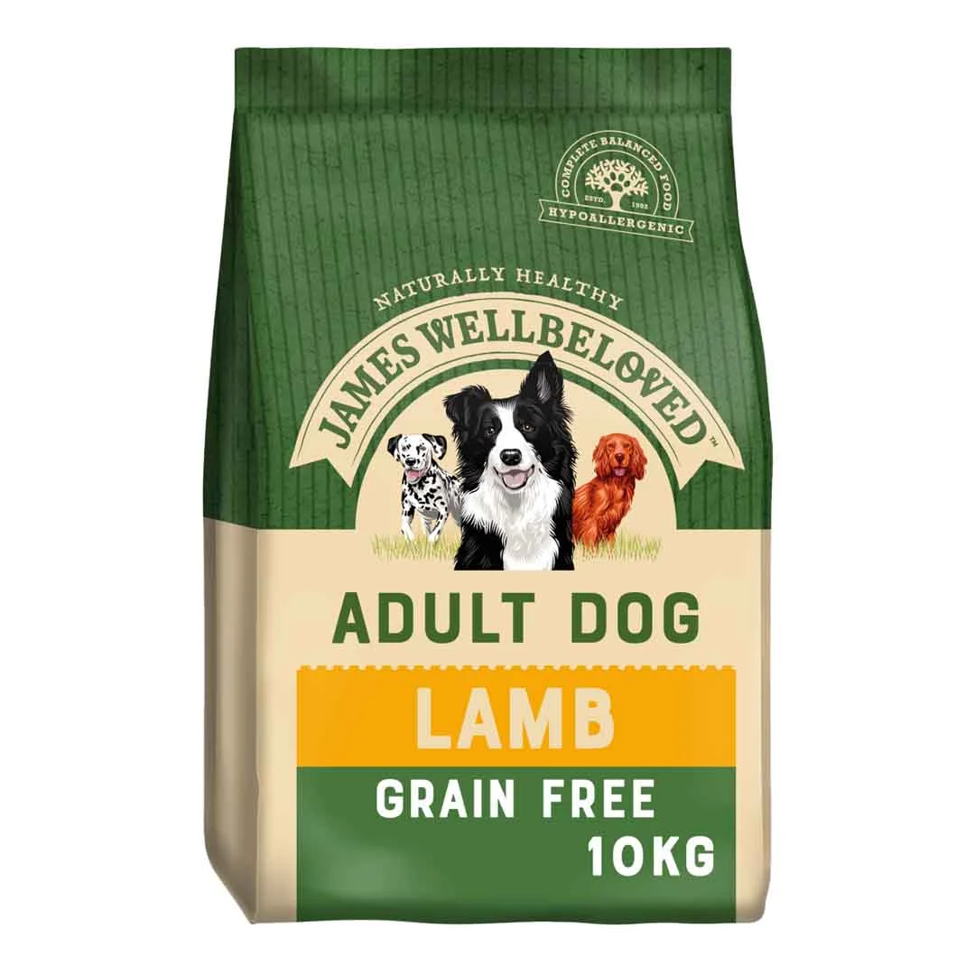 James Wellbeloved Dog Adult Cereal Free Lamb & Vegetables 10kg