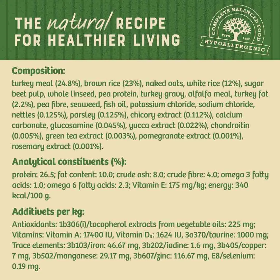 James Wellbeloved Dog Light Turkey & Rice 12.5kg - Image 6