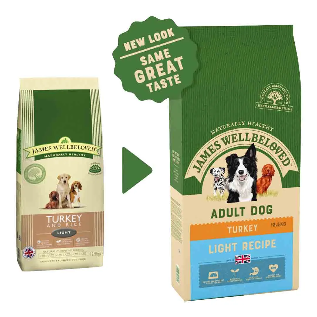 James Wellbeloved Dog Light Turkey & Rice 12.5kg - Image 2