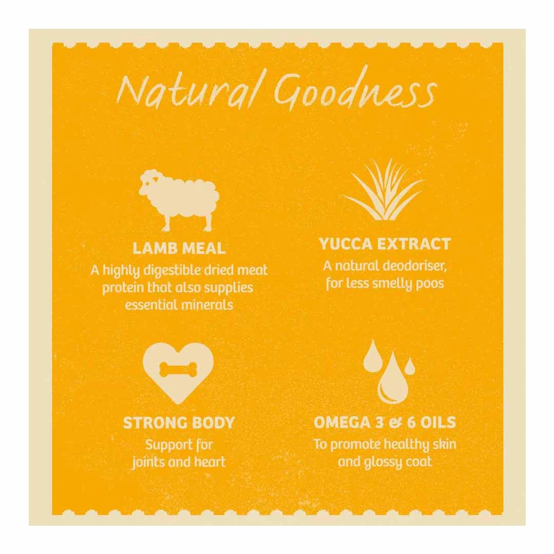 James Wellbeloved Lamb & Vegetables Grain Free Senior 10kg - Image 5