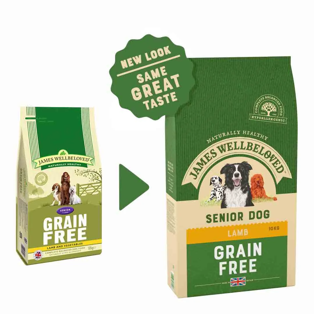 James Wellbeloved Lamb & Vegetables Grain Free Senior 10kg - Image 2