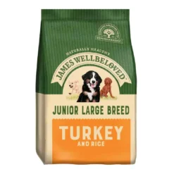 James Wellbeloved Turkey & Rice Large Breed Junior 15kg