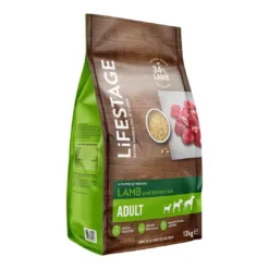 Lifestage Adult Dog Food Lamb & Brown Rice 12kg