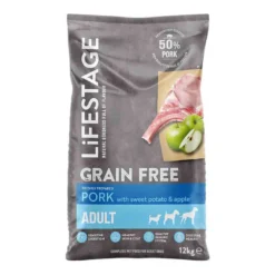 Lifestage Adult, Grain Free Pork With Sweet Potato & Apple, 10Kg