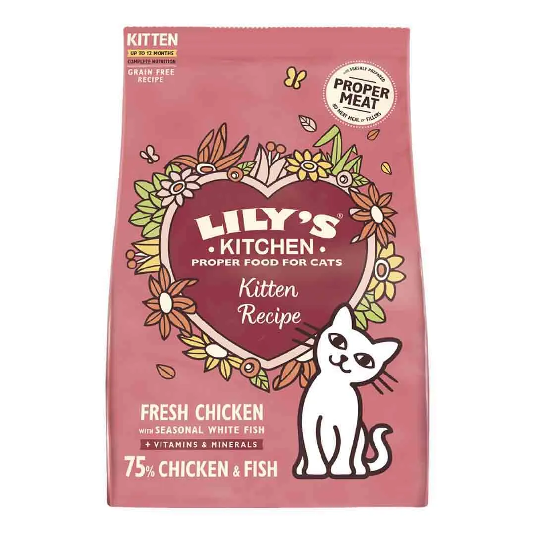 Lilys Kitchen Lily's Kitchen Chicken & White Fish For Kittens 800g