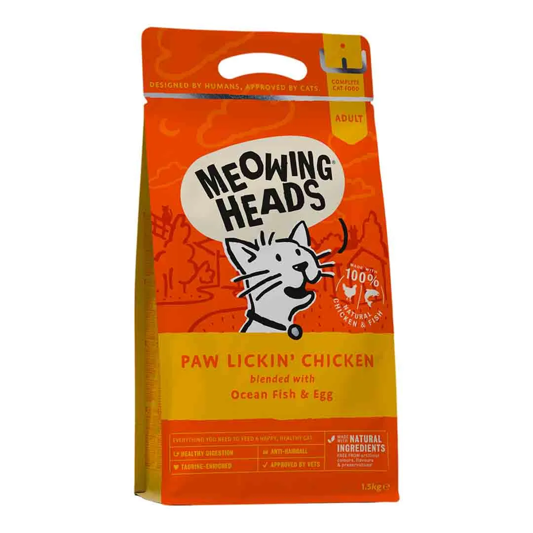 Meowing Heads Paw Lickin Chicken 1.5kg