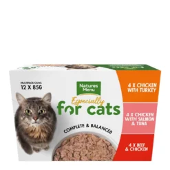 Natures Menu Cat Food Multipack Cans, Cat Food, 12x85g