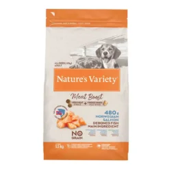 Natures Variety Nature's Variety Meat Boost Dry For Dogs Norwegian Salmon 1.5kg