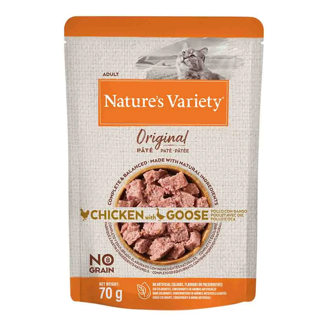 Natures Variety Nature's Variety Original Multipack Pouches For Adult Cats 12x70g