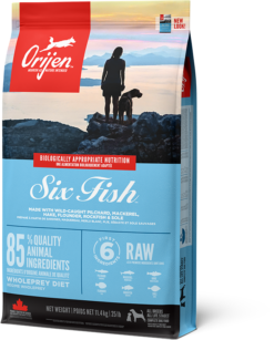 Orijen 6 Fish Dry Dog Food 11.4kg