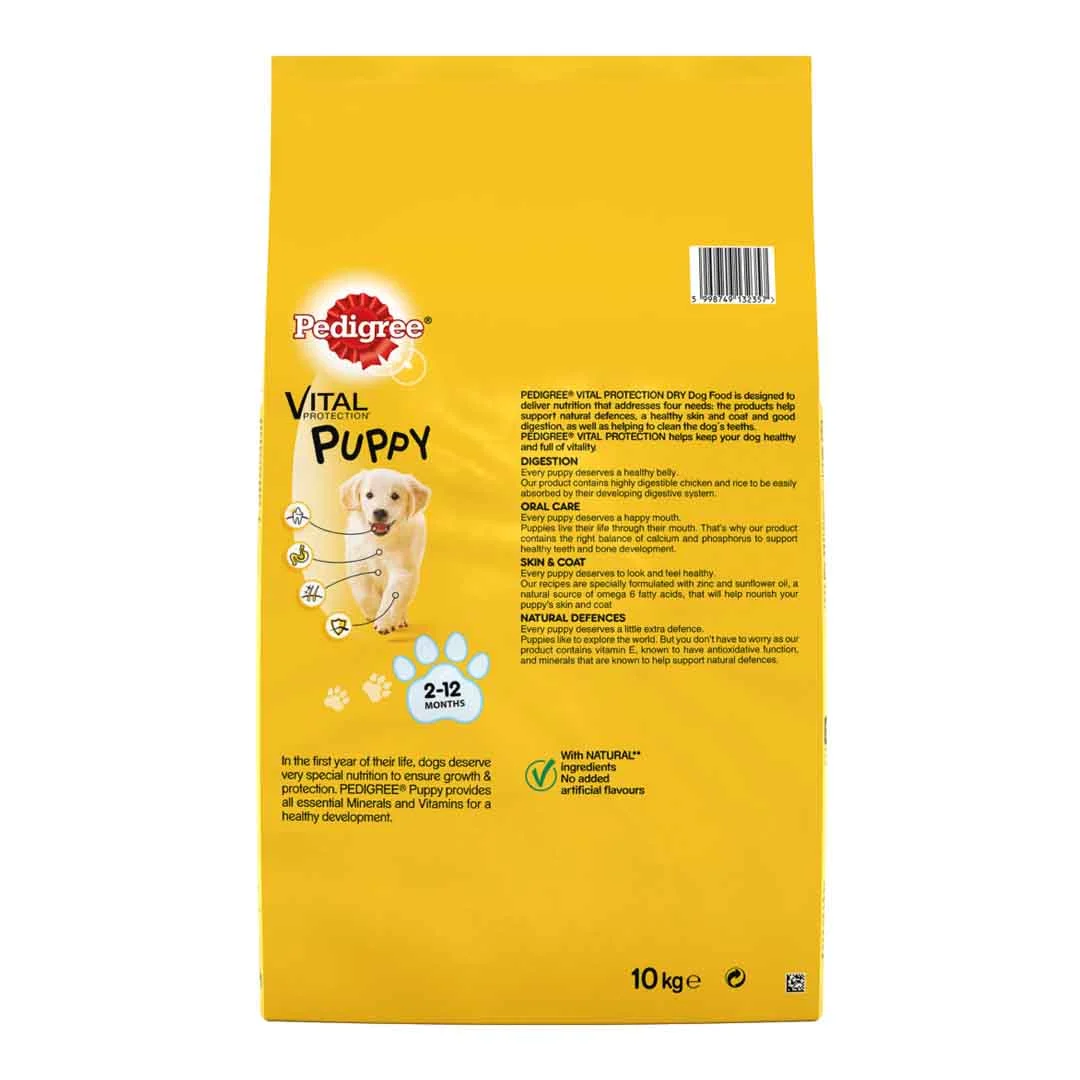 Pedigree Light Complete Puppy Dry Chicken & Vegetable 10kg - Image 3