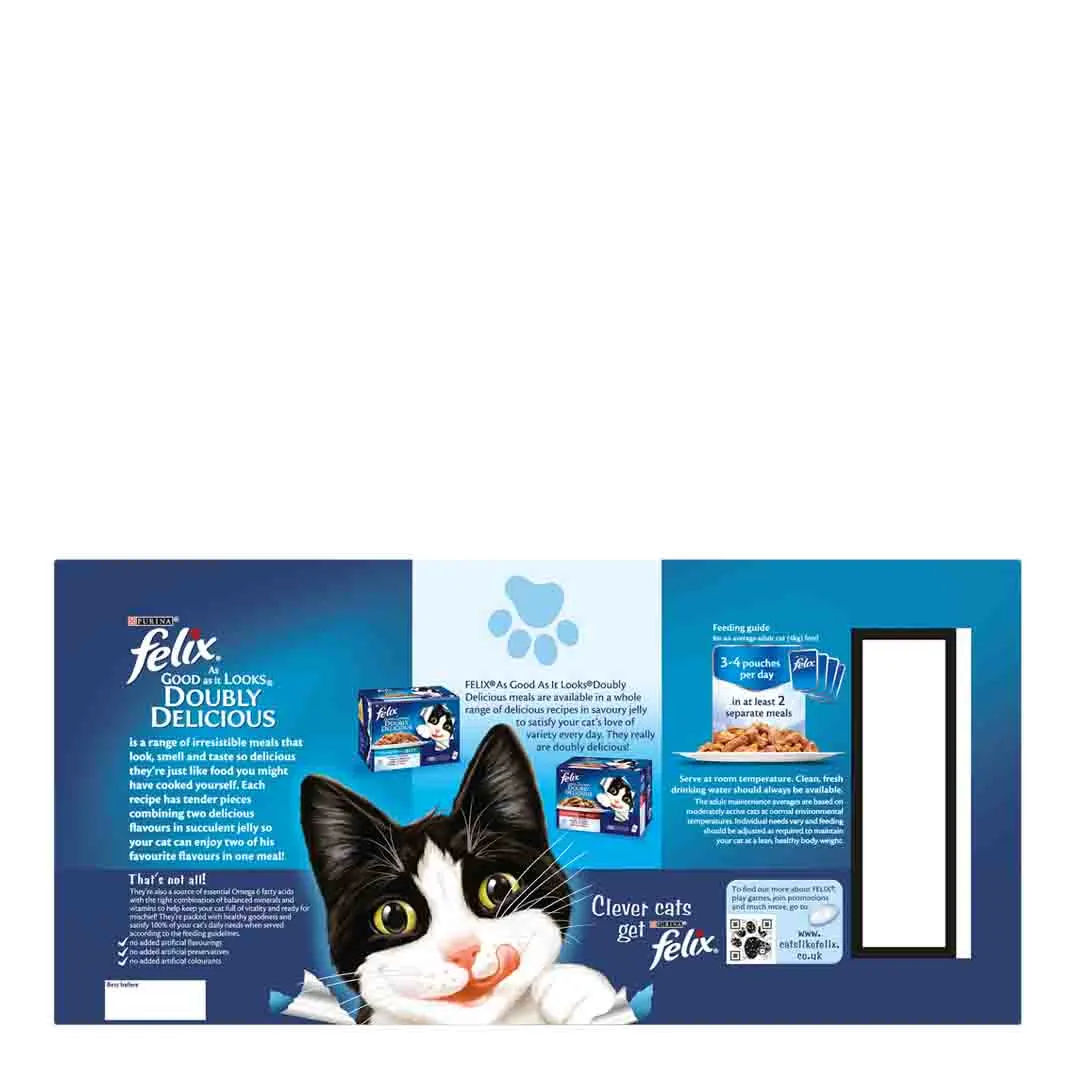Felix As Good As It Looks Doubly Delicious Meat Selection 40x100g - Image 2