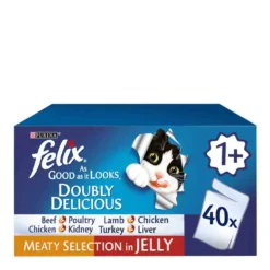 Felix As Good As It Looks Doubly Delicious Meat Selection 40x100g