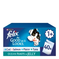 Felix As Good As It Looks Ocean Feasts In Jelly 40x100g