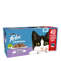 Felix Senior Beef Senior Cat Food 40x100g