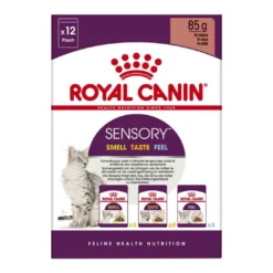Royal Canin Sensory Smell, Taste And Feel In Gravy Variety Pack 12x85g