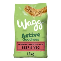 Wagg Active Goodness Complete Working Dog Food With Beef 12kg