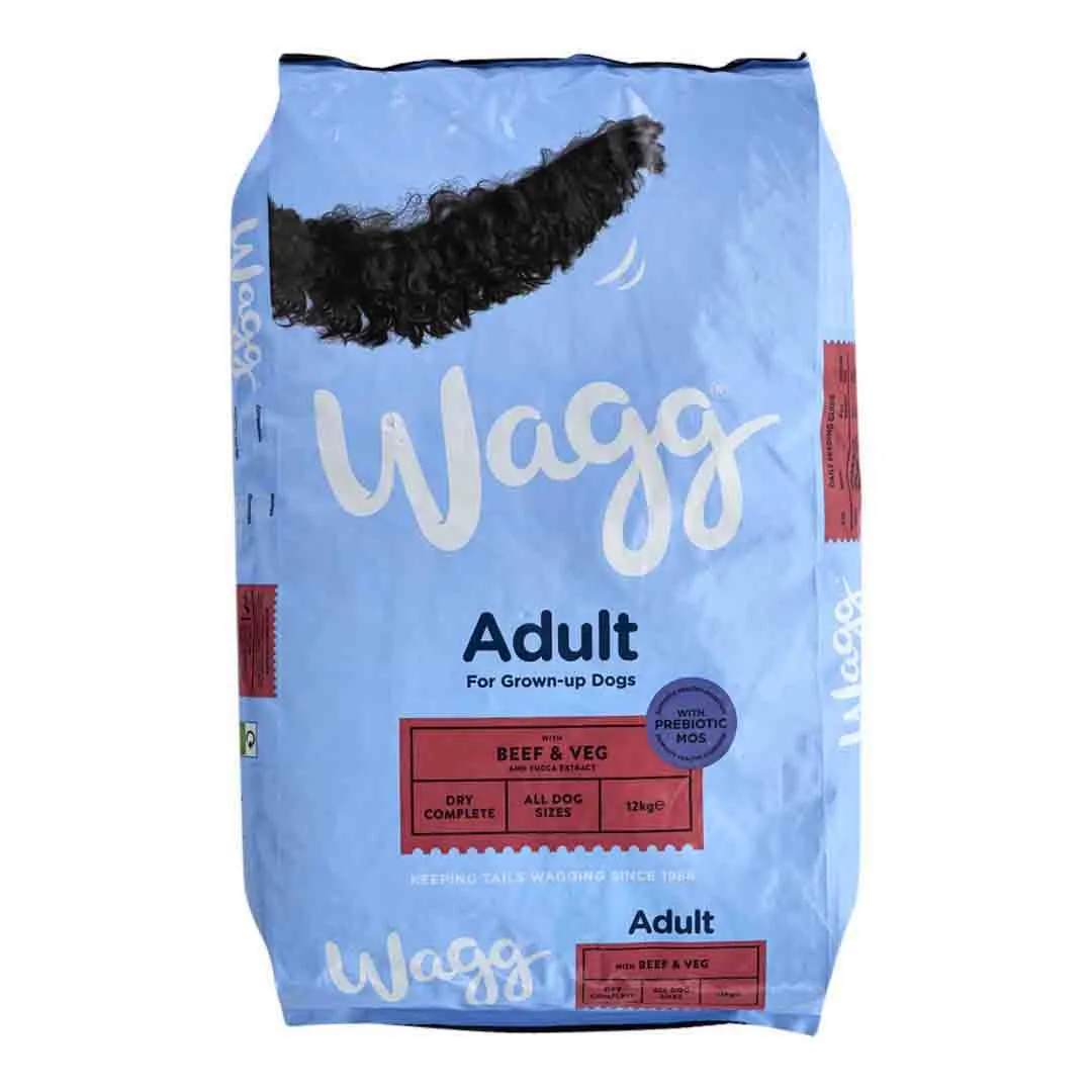 Wagg Complete Dog Food With Beef & Veg 12kg
