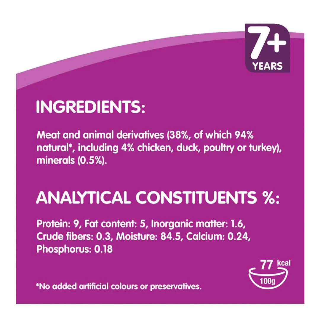 Whiskas 7+ Poultry Selection In Jelly, 40x100g - Image 6