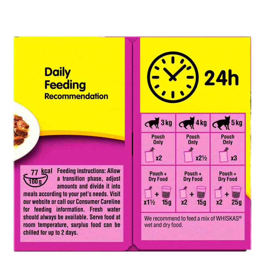 Whiskas 7+ Poultry Selection In Jelly, 40x100g - Image 3